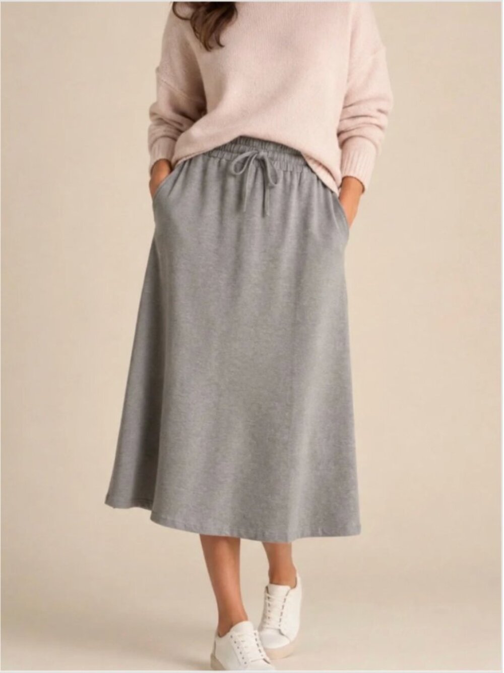 Smash+Tess Cotton Maxi Athleisure Skirt